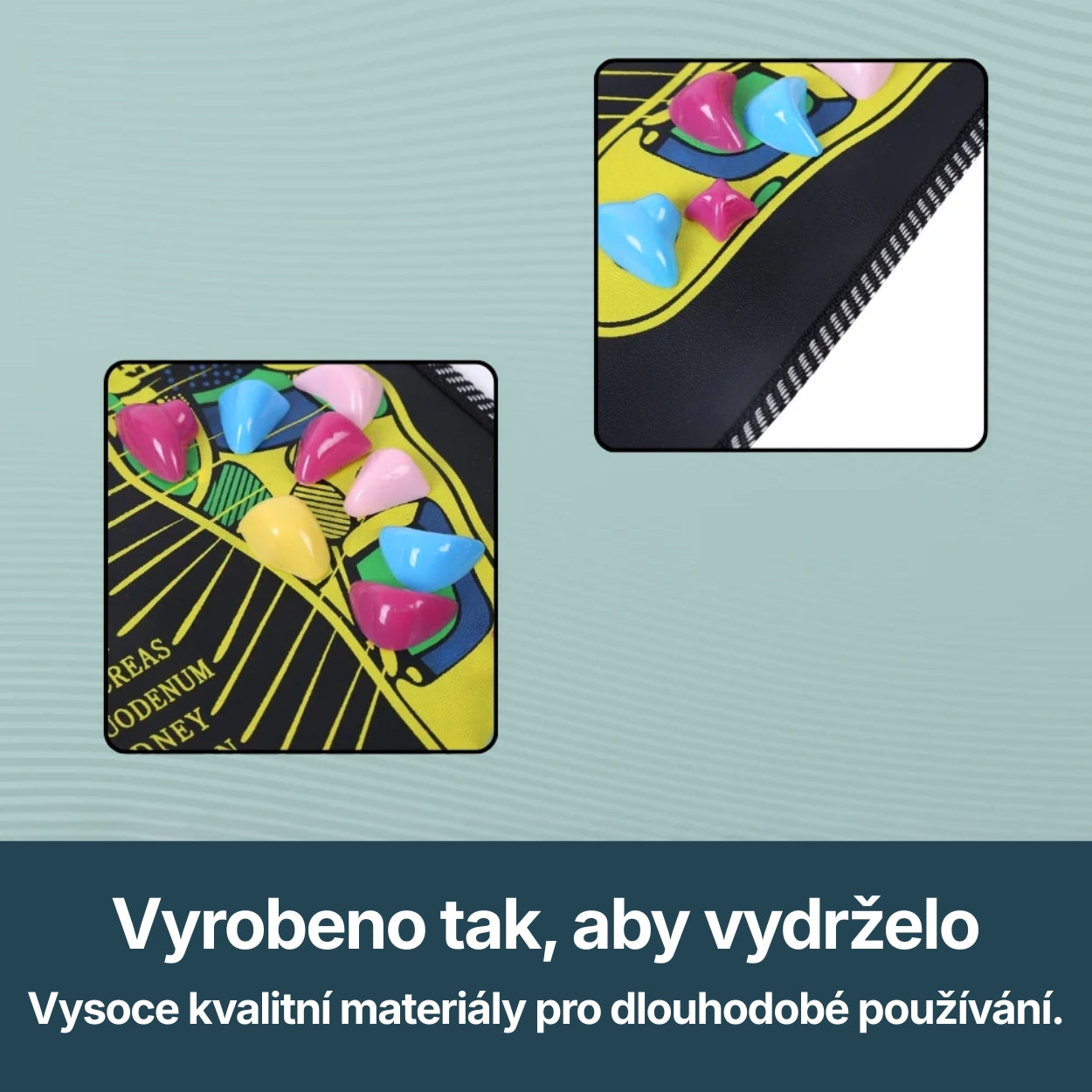 TherapyBoss™ - Akupresurní kamínková podložka